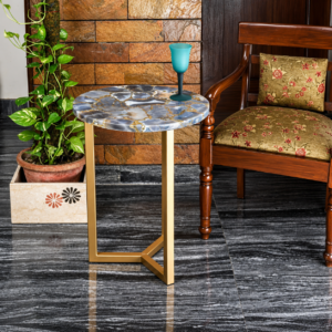 Grey Agate Table Round