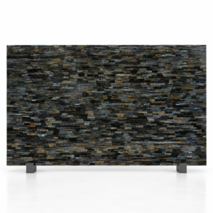 Blue Tiger Eye Brick Pattern