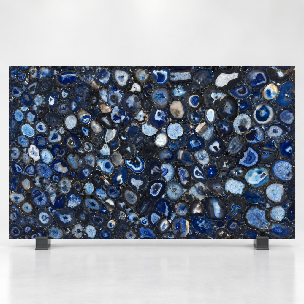 Brazilian Blue Agate Slab/ Tabletop