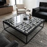 Black and White Resin Tabletop - View 4