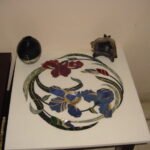 Carnelian Flower Design Marble Inlay Tabletop - View 5