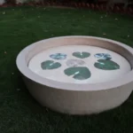 stone plus india sandstone urli with marble inlay