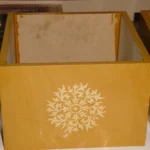 opulent homes planters in yellow jaisalmer marble