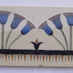 stone plus india tulips design border