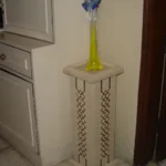 stone plus india marble inlay pedestal i