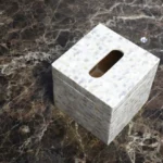 opulent homes tissue box white mother of pearl 666