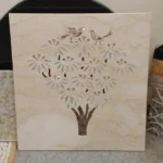 stone plus india tree of life wall mural in mother of pearl
