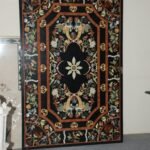 stone plus india big black marble inlay tabletop