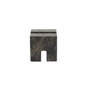 opulent homes green bidasar cube shape paper weight