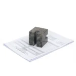 opulent homes green bidasar cube shape paper weight