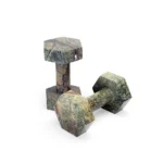 opulent homes single piece marble carved showpiece / bookends green bidasar marble