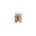 opulent homes brown bidasar cube shape paper weight