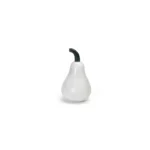 stone plus india white marble pear a showpiece