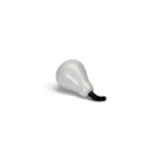 stone plus india white marble pear a showpiece