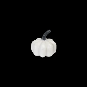 opulent homes white marble pumpkin a show piece