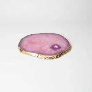 stone plus india pink agate platter
