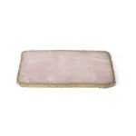 stone plus india rose quartz platter