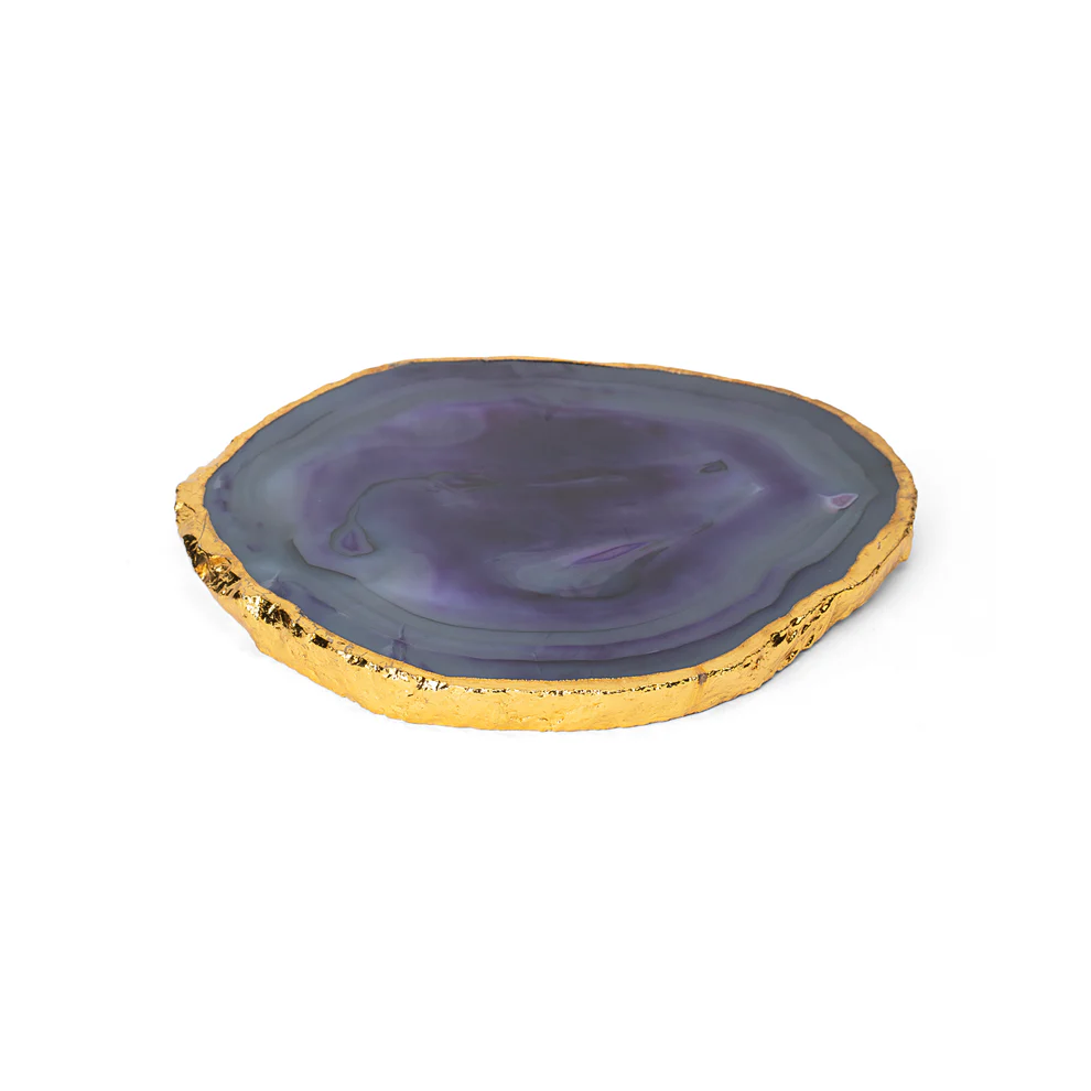 stone plus india blue agate platter