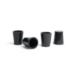 stone plus india black marble shot glasses set of 2