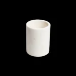 opulent homes white marble wine chiller