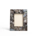 stone plus india black agate photo frame