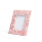 stone plus india rose quartz photo frame