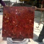 Red Agate Tabletop - View 2