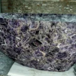 stone plus india amethyst bath tub / table / bar / console