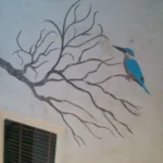 stone plus india marble inlay birds wall panel