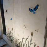 stone plus india marble inlay birds wall panel