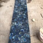 stone plus india blue agate slab/ tabletop