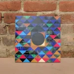 stone plus india marble inlay wall mural/s h raza artwork /triangles