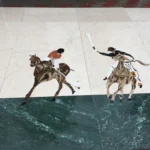 stone plus india marble inlay wall panel polo