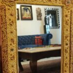 opulent homes zardosi embroidered mirror frame