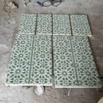 stone plus india green and white resin wall cladding/ flooring