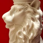 opulent homes marble lion