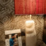 stone plus india white marble side table lamp