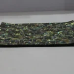 opulent homes green mother of pearl tray 127