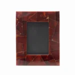stone plus india red agate random photo frame