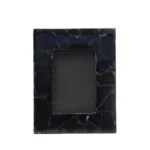 stone plus india black obsidian natural photo frame