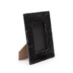 stone plus india black obsidian natural photo frame