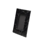 stone plus india black obsidian natural photo frame