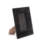 stone plus india black petrified wood photo frame