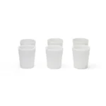 stone plus india white marble shot glasses set of 2