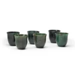 opulent homes green aventurine glasses