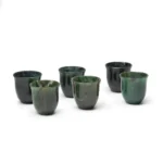 opulent homes green aventurine glasses