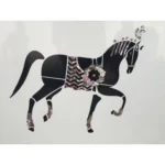 stone plus india marble inlay wall mural/painting horse