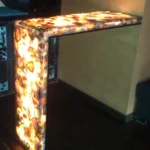stone plus india golden agate console