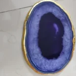 stone plus india blue agate platter