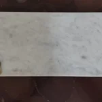 Tray White Marble with Agate - View 2